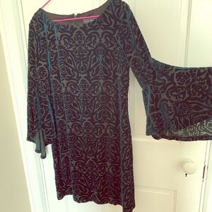 Jessica Howard Crushed Velvet Dress 🚦👗🆕